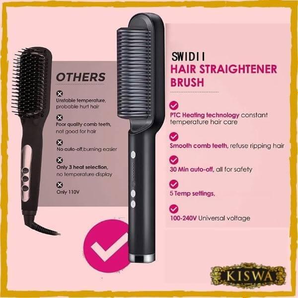 2-in-1 Hair Styling Comb Straightener - Authenticshop