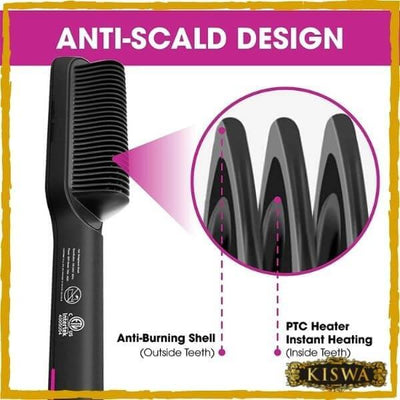 2-in-1 Hair Styling Comb Straightener - Authenticshop